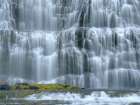 Iceland. Waterfall Dynjandi in Borgarfjordur during autumn. Art Print